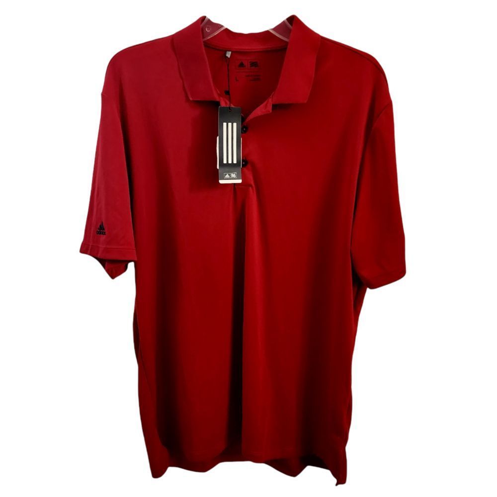 Adidas Maccabi USA Polo Shirt, size Large, Red, NWT